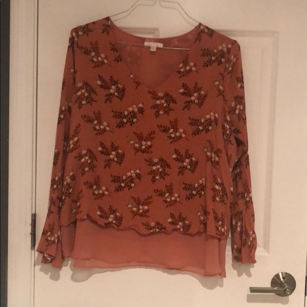 Peach Blouse